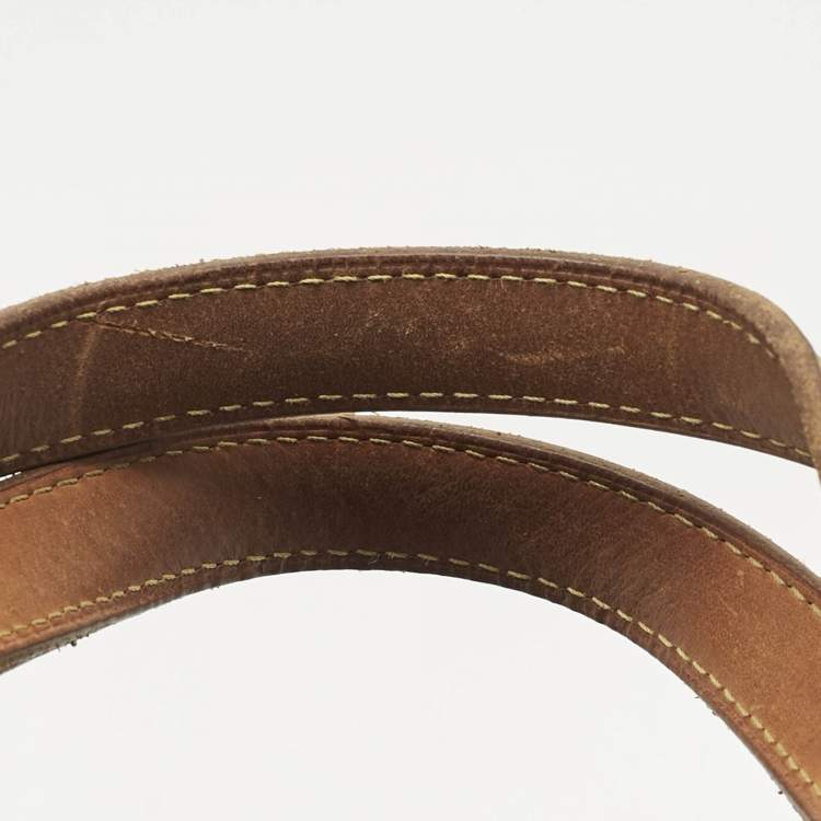 Pre Owned Louis Vuitton Amarante Monogram Vernis Brea GM Bag