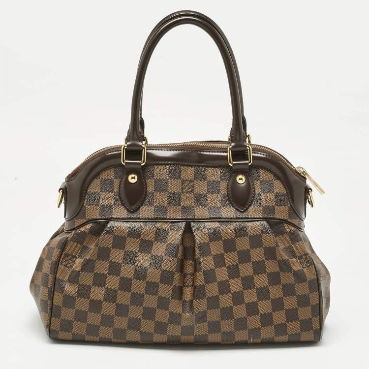 Pre Owned Louis Vuitton Damier Ebene Canvas Trevi PM Bag