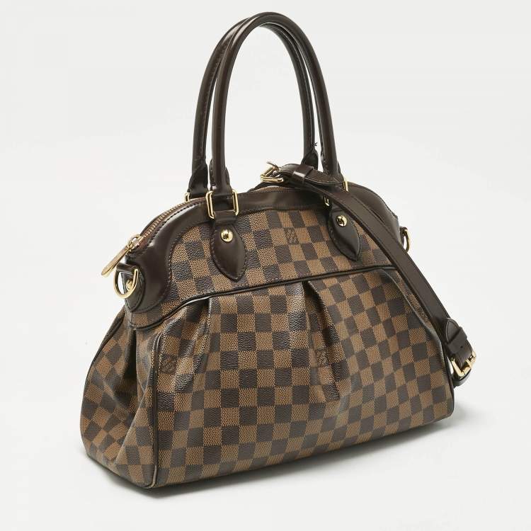 Pre Owned Louis Vuitton Damier Ebene Canvas Trevi PM Bag