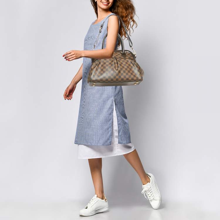 Pre Owned Louis Vuitton Damier Ebene Canvas Trevi PM Bag