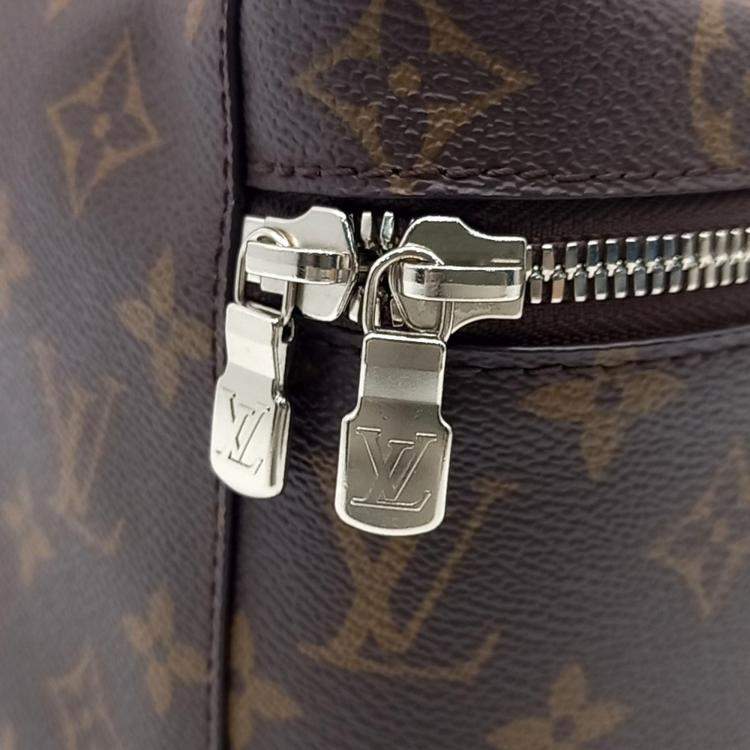 Pre Owned Louis Vuitton Brown Coated Canvas Macassar Nice Mini