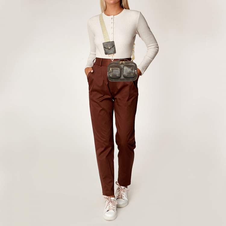 Pre Owned Louis Vuitton Monogram Canvas Utility Crossbody Bag