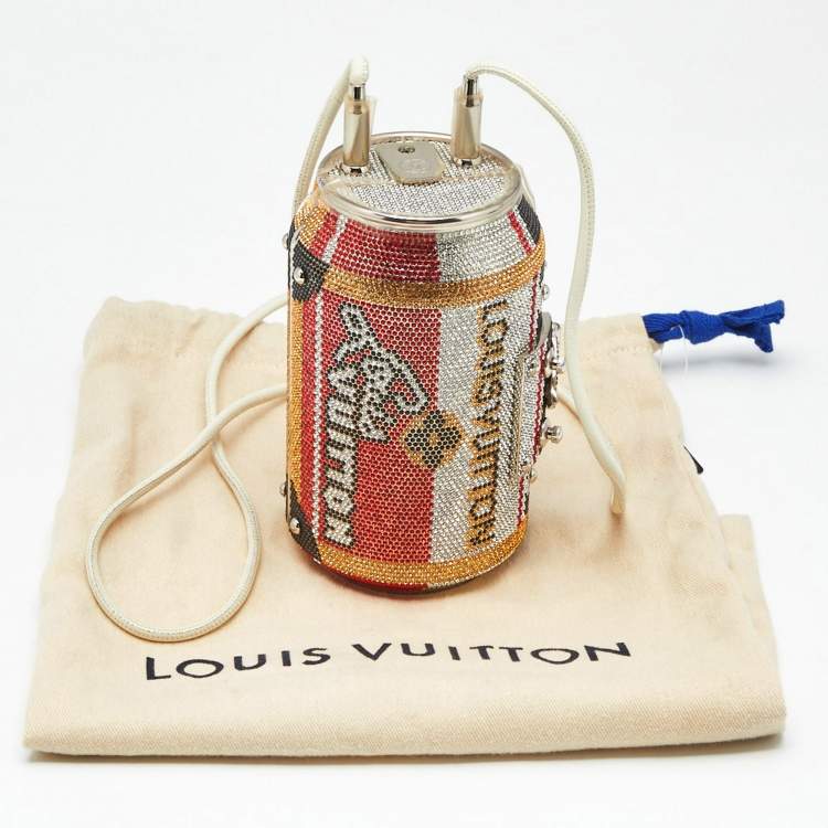 Pre Owned Louis Vuitton Multicolor Swarovski Embellished Drink-It Bag