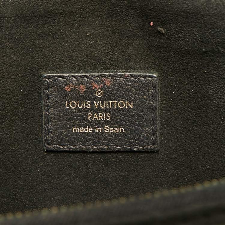 Pre Owned Louis Vuitton Black Monogram Canvas Victoire Bag