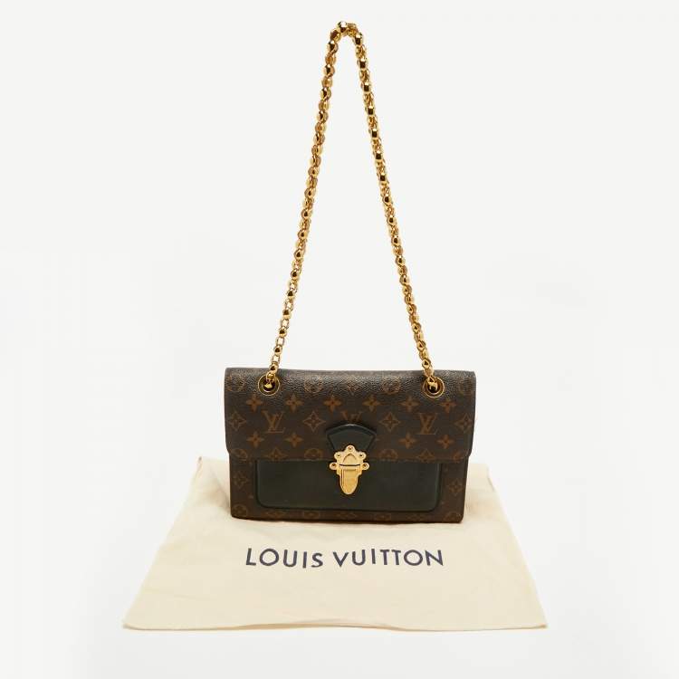 Pre Owned Louis Vuitton Black Monogram Canvas Victoire Bag