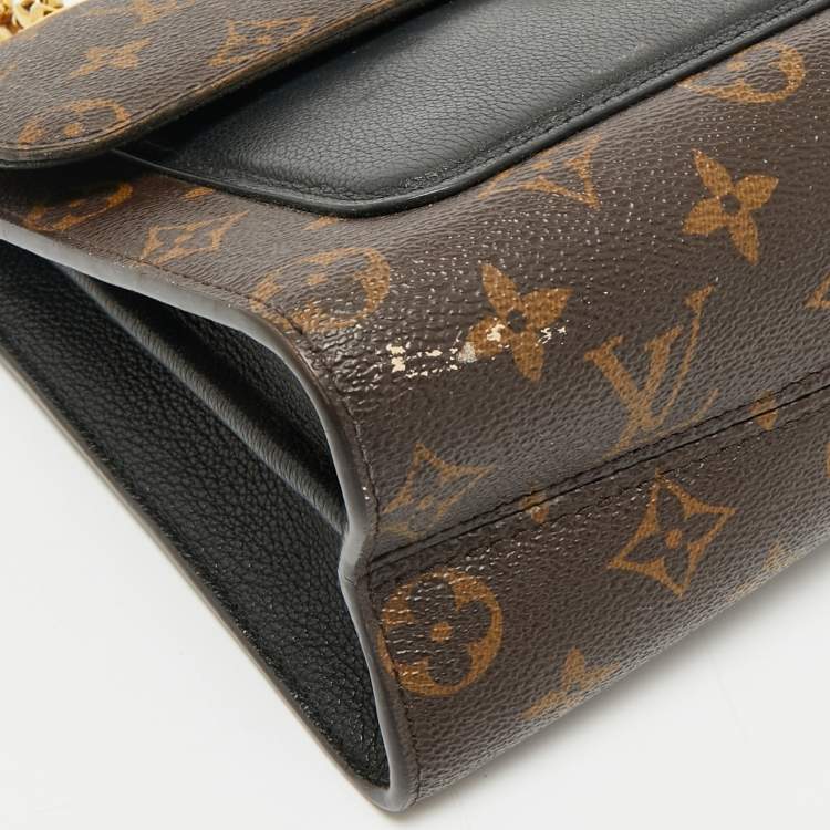 Pre Owned Louis Vuitton Black Monogram Canvas Victoire Bag