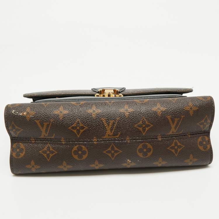 Pre Owned Louis Vuitton Black Monogram Canvas Victoire Bag