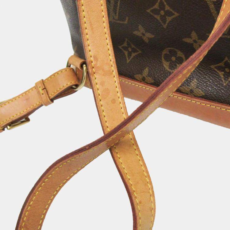 Pre Owned Louis Vuitton Montsouris MM Brown Monogram Canvas Backpack