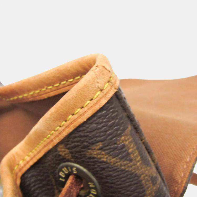 Pre Owned Louis Vuitton Montsouris MM Brown Monogram Canvas Backpack