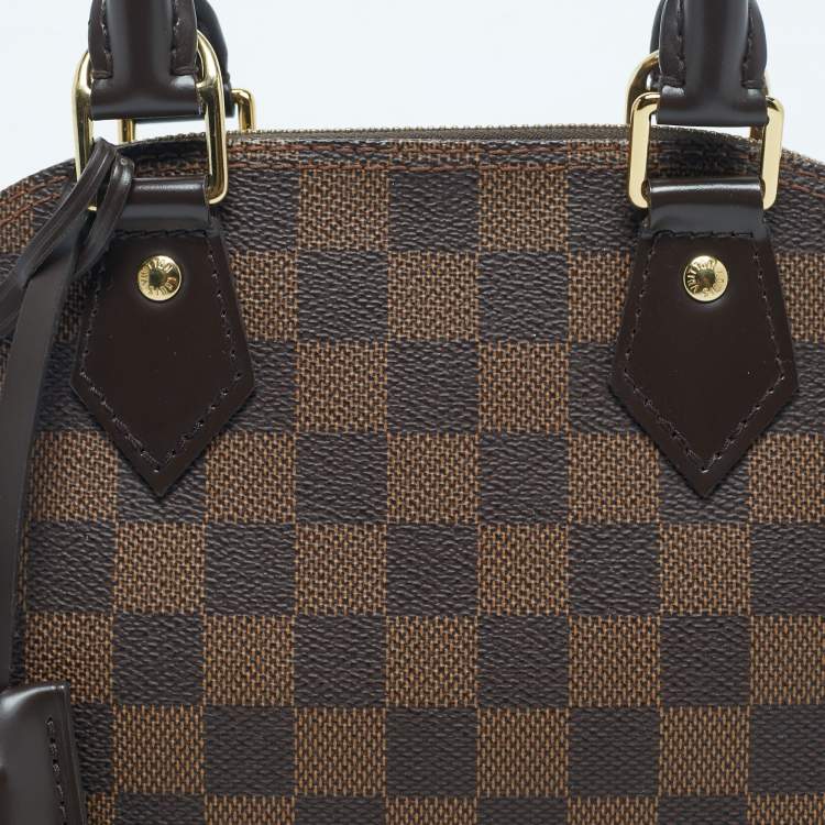Pre Owned Louis Vuitton Damier Ebene Canvas Alma BB Bag