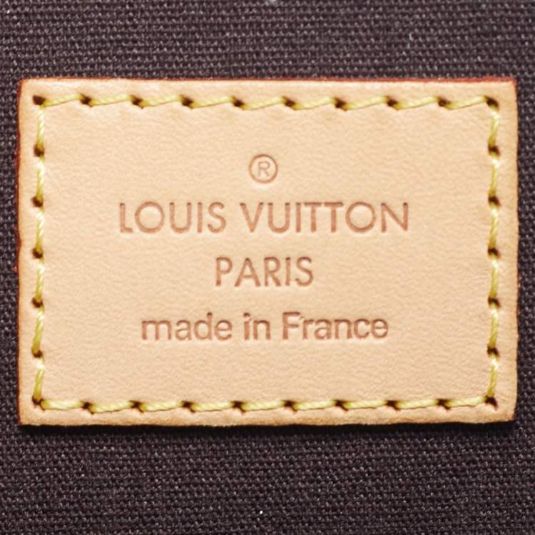 Pre Owned Louis Vuitton Amarante Monogram Vernis Alma PM Bag