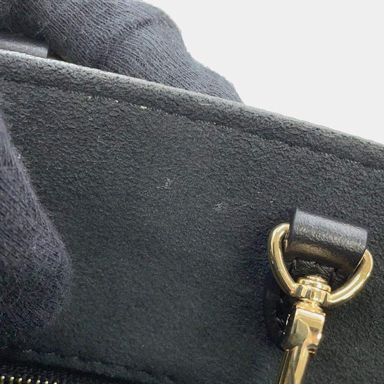 Pre Owned Louis Vuitton OnTheGo PM Noir Monogram Empreinte Leather Tote Bag