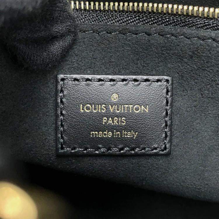 Pre Owned Louis Vuitton OnTheGo PM Noir Monogram Empreinte Leather Tote Bag