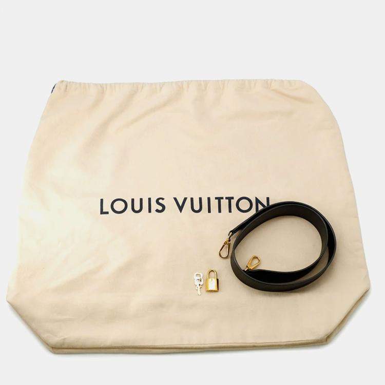 Pre Owned Louis Vuitton All Set White/Blackm57203 Leather Size Mm