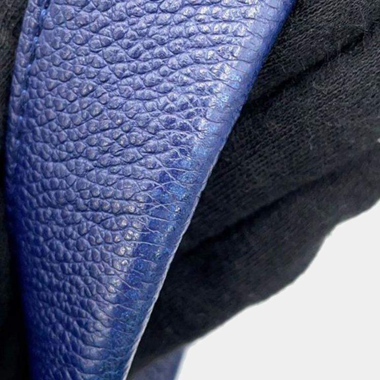 Pre Owned Louis Vuitton Blue Monogram Bandana Journey Tote