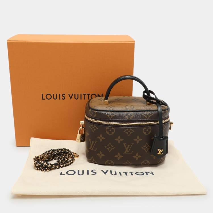 Pre Owned Louis Vuitton Monogram/Reverse Monogram Canvas Vanity PM Bag