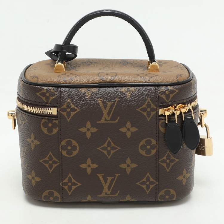 Pre Owned Louis Vuitton Monogram/Reverse Monogram Canvas Vanity PM Bag
