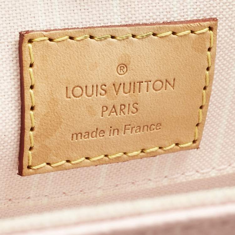 Pre Owned Louis Vuitton Monogram Giant By The Pool Canvas and Raffia Dubai Onthego GM Bag