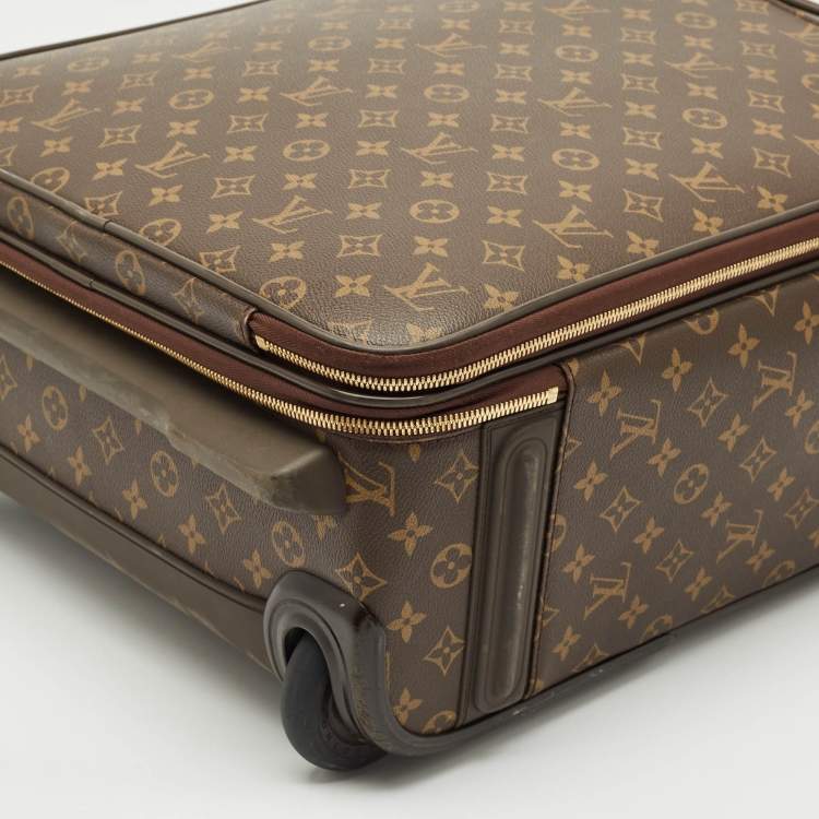 Pre Owned Louis Vuitton Monogram Canvas Business Pegase Legere 55 Luggage