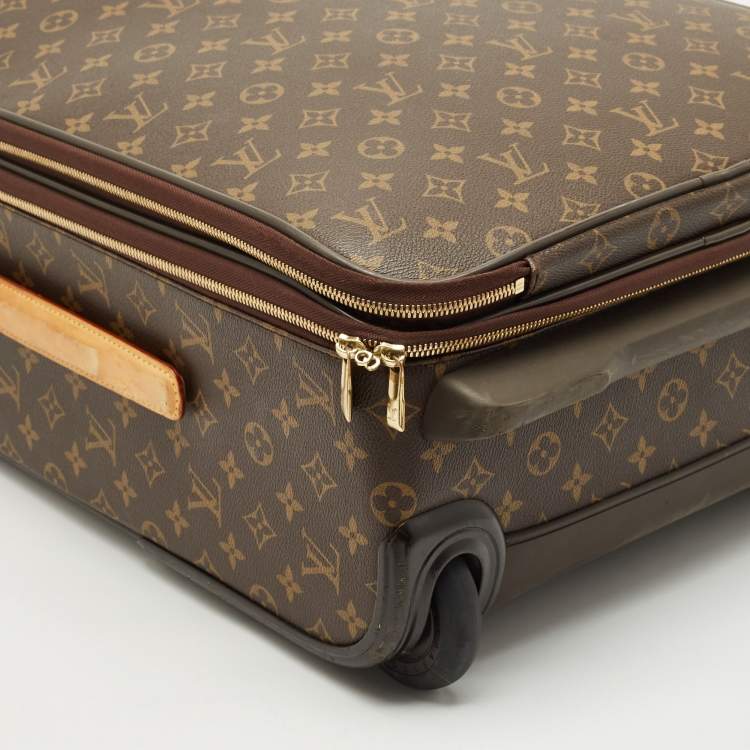 Pre Owned Louis Vuitton Monogram Canvas Business Pegase Legere 55 Luggage