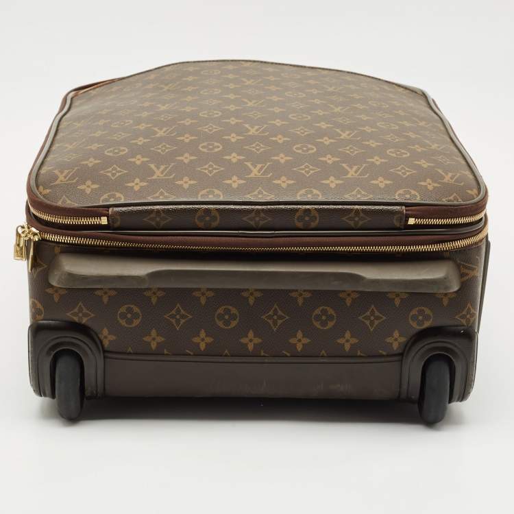 Pre Owned Louis Vuitton Monogram Canvas Business Pegase Legere 55 Luggage