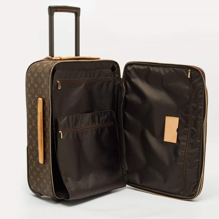 Pre Owned Louis Vuitton Monogram Canvas Business Pegase Legere 55 Luggage