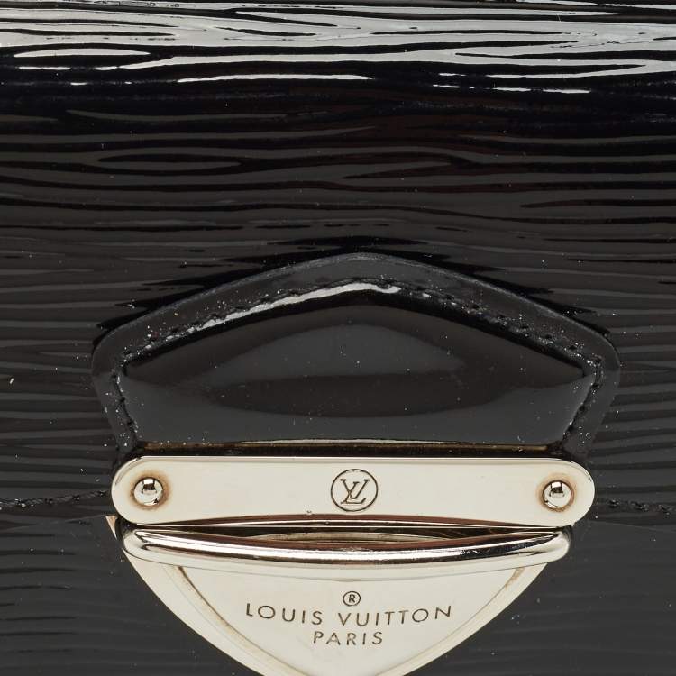 Pre Owned Louis Vuitton Black Electric Epi Leather Joey Wallet