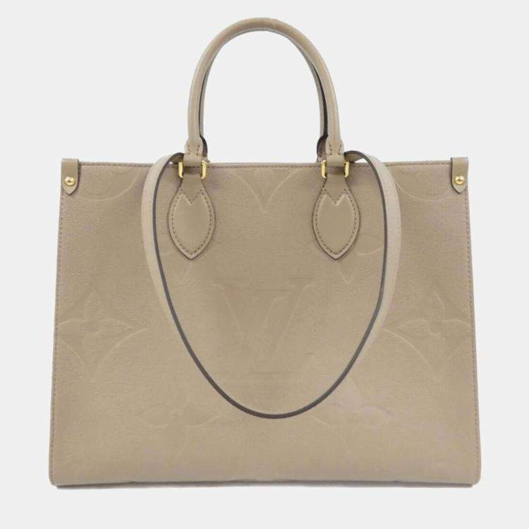 Pre Owned Louis Vuitton OnTheGo MM Monogram Empreinte Leather Tote Bag