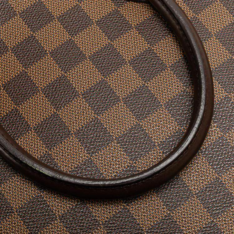 Pre Owned Louis Vuitton Brown Damier Ebene Venice Sac Plat Tote