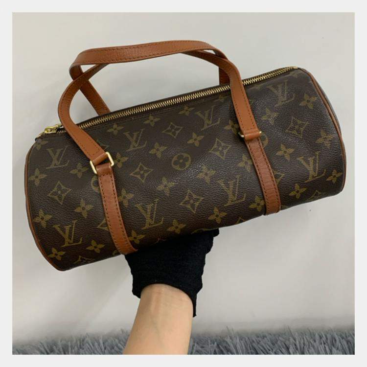 Pre Owned Louis Vuitton Brown Monogram Papillion bag