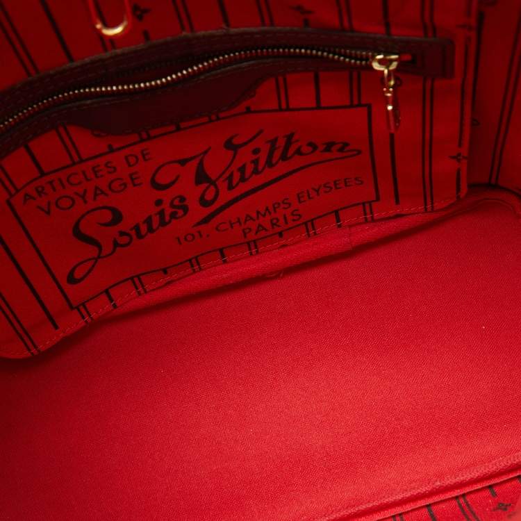 Pre Owned Louis Vuitton Damier Ebene Canvas Neverfull PM Bag