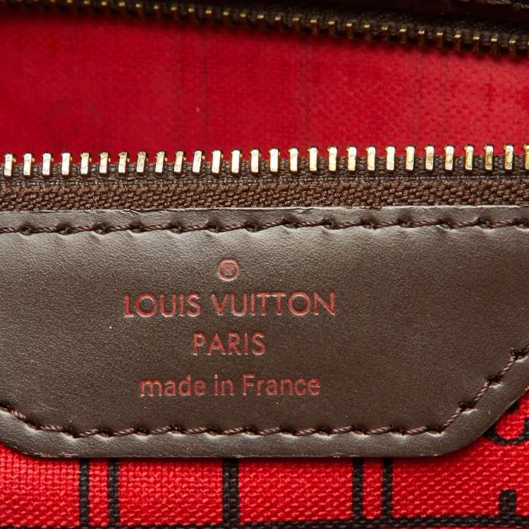 Pre Owned Louis Vuitton Damier Ebene Canvas Neverfull PM Bag
