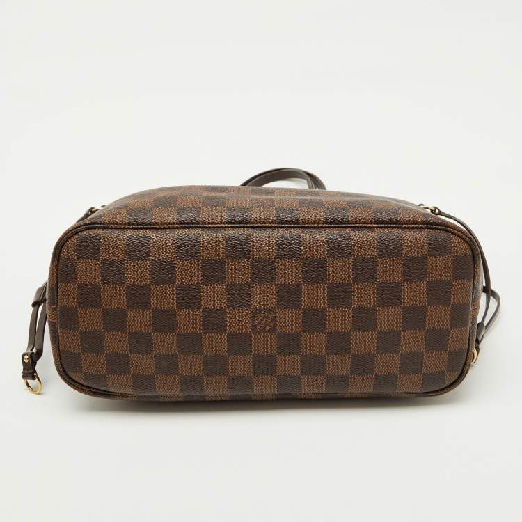 Pre Owned Louis Vuitton Damier Ebene Canvas Neverfull PM Bag