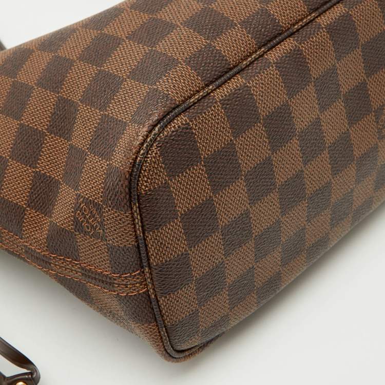 Pre Owned Louis Vuitton Damier Ebene Canvas Neverfull PM Bag