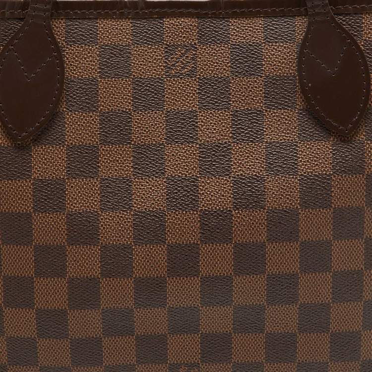 Pre Owned Louis Vuitton Damier Ebene Canvas Neverfull PM Bag