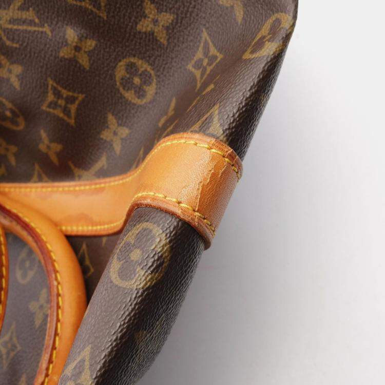 Pre Owned Louis Vuitton Keepall 55 Brown Monogram Canvas Travel Bag