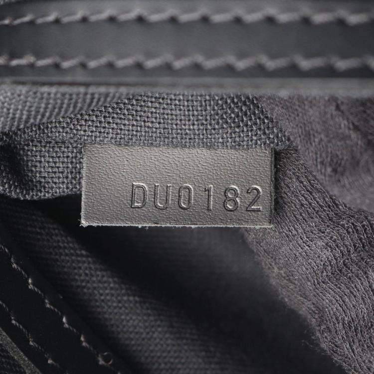 Pre Owned Louis Vuitton Tadao Black Damier Graphite Canvas Tote Bag