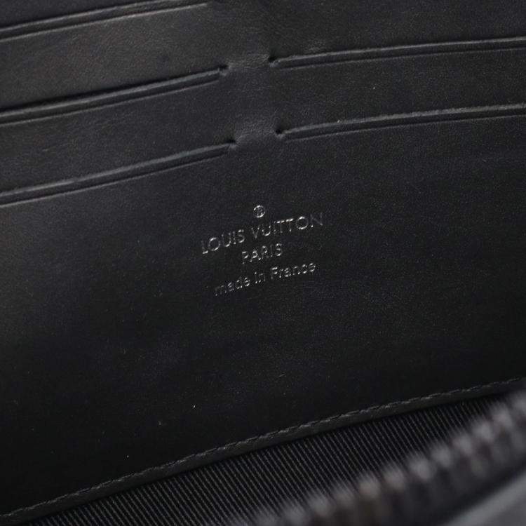 Pre Owned Louis Vuitton Soft Trunk Black Monogram Taurillon Leather Shoulder Bag