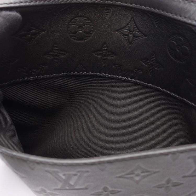Pre Owned Louis Vuitton Duo Monogram Shadow Leather Shoulder Bag