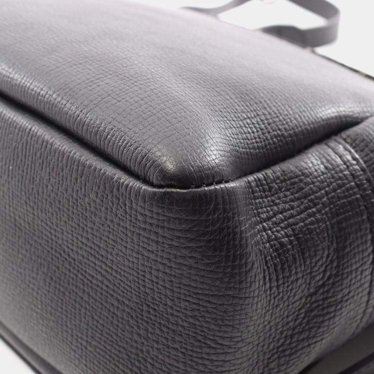 Pre Owned Louis Vuitton x Nigo Busas Tokyo Shoulder Bag Monogram Denim Black