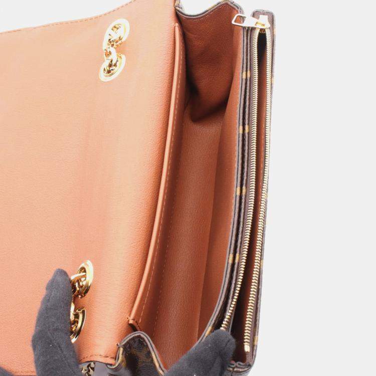 Pre Owned Louis Vuitton Marceau Caramel Monogram Canvas and Leather Chain Shoulder Bag