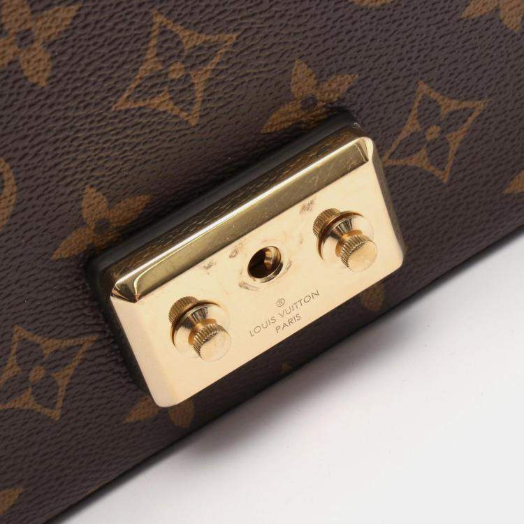 Pre Owned Louis Vuitton Marceau Caramel Monogram Canvas and Leather Chain Shoulder Bag