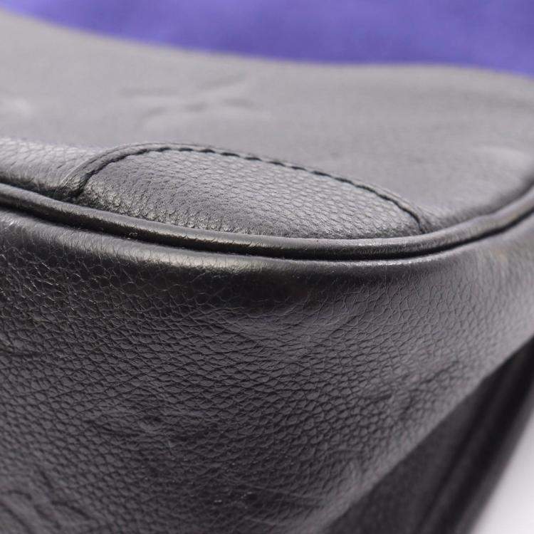 Pre Owned Louis Vuitton Diane Noir Monogram Empreinte Leather Shoulder Bag