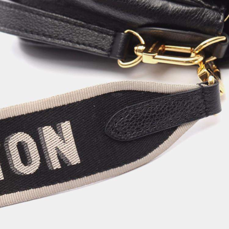 Pre Owned Louis Vuitton Diane Noir Monogram Empreinte Leather Shoulder Bag