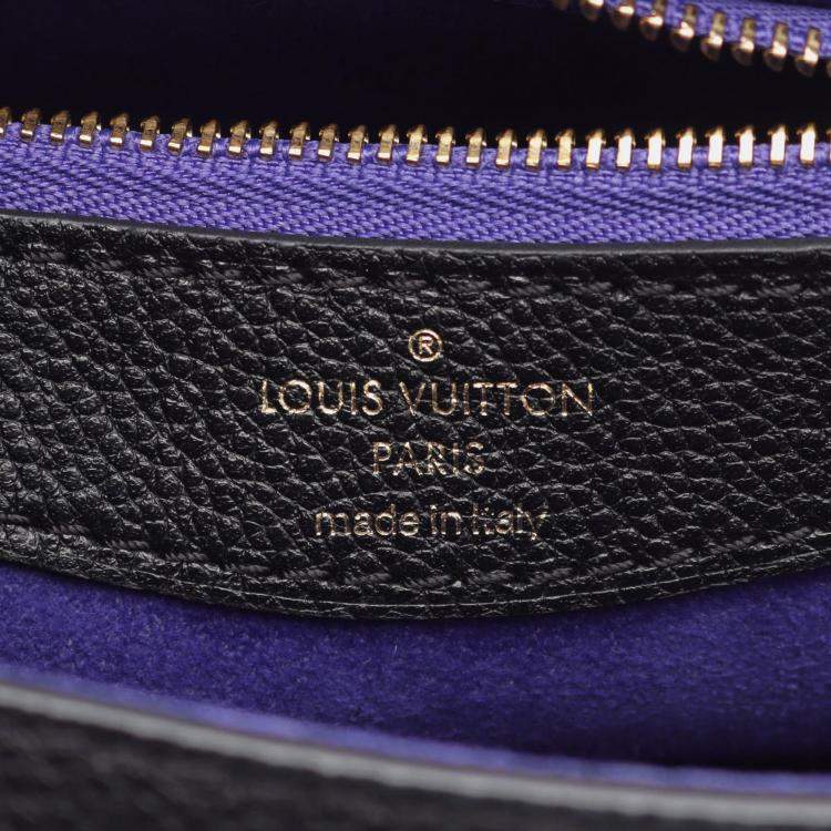 Pre Owned Louis Vuitton Diane Noir Monogram Empreinte Leather Shoulder Bag