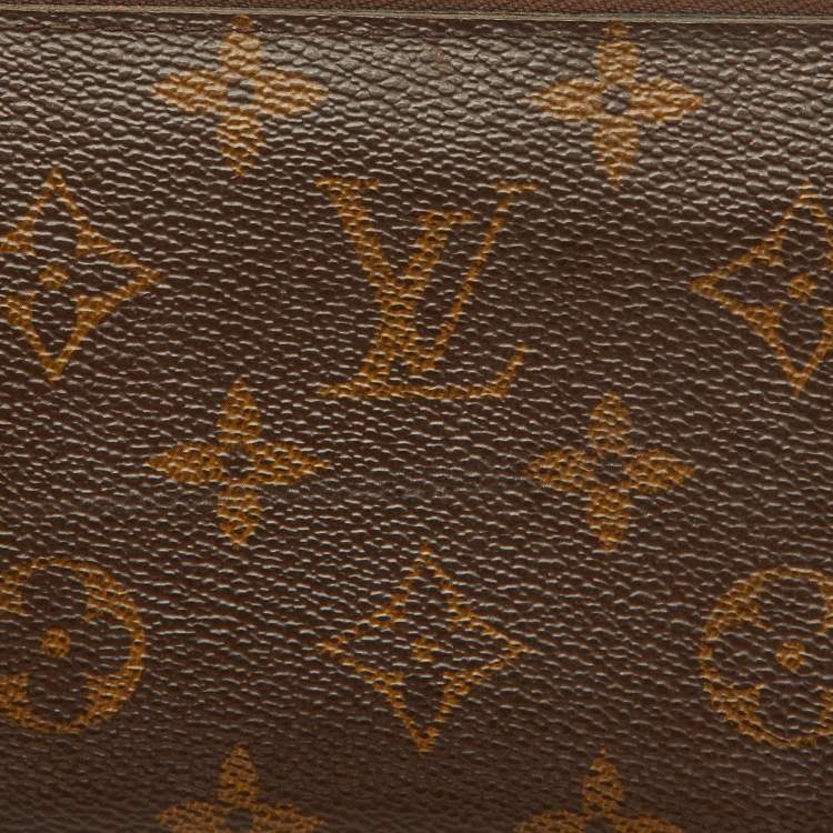 Pre Owned Louis Vuitton Monogram Canvas Zippy Wallet