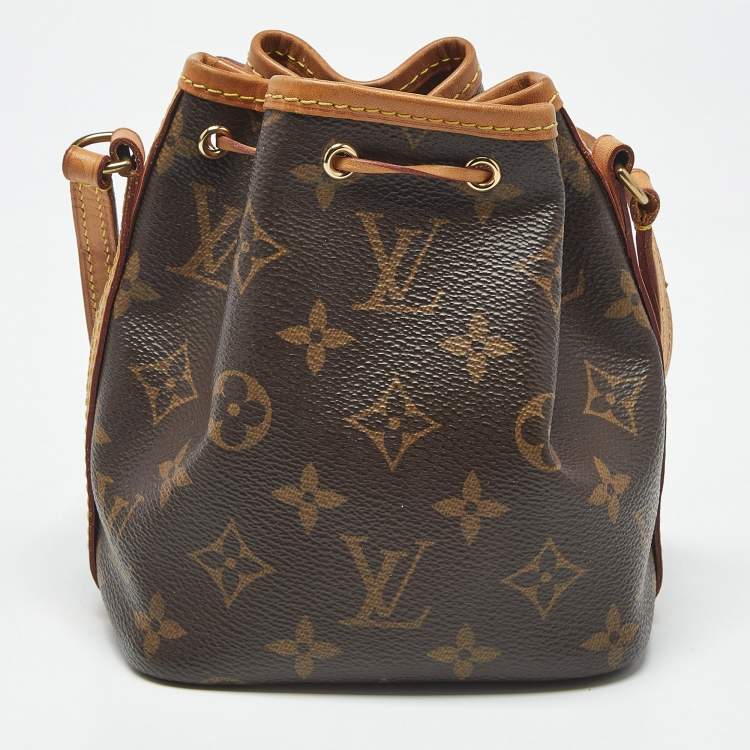 Pre Owned Louis Vuitton Monogram Canvas Nano Noe Bag