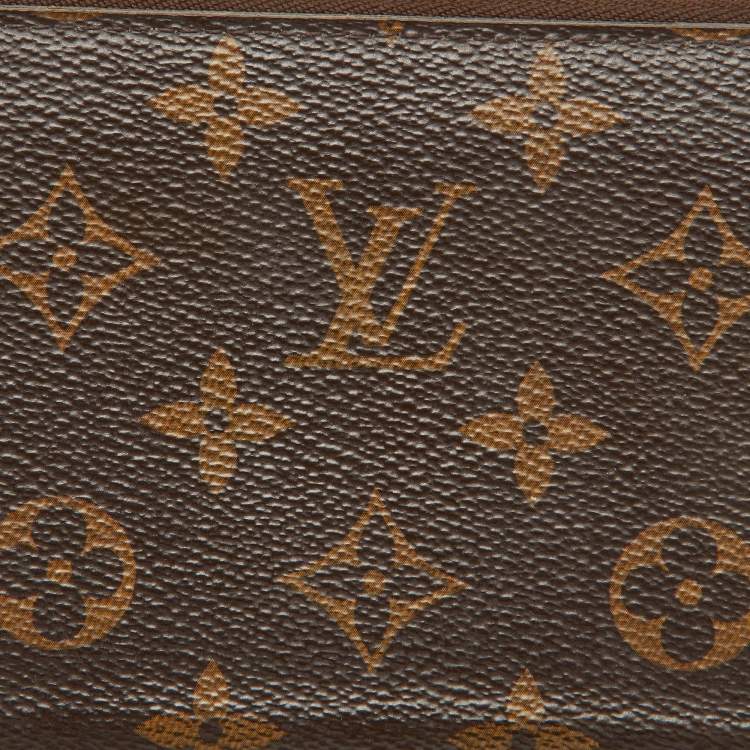 Pre Owned Louis Vuitton Monogram Canvas Zippy Wallet