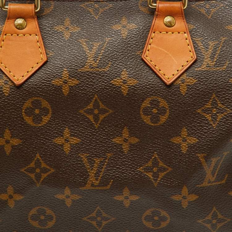 Pre Owned Louis Vuitton Monogram Canvas Speedy 25 Bag