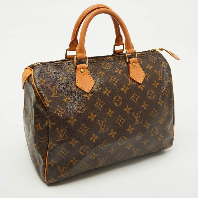 Pre Owned Louis Vuitton Monogram Canvas Speedy 30 Bag